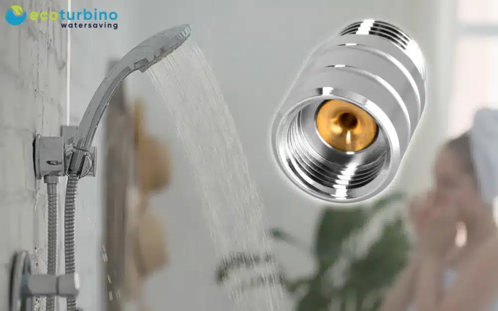 Showerhead | water saving function versus ecoturbino shower adapter