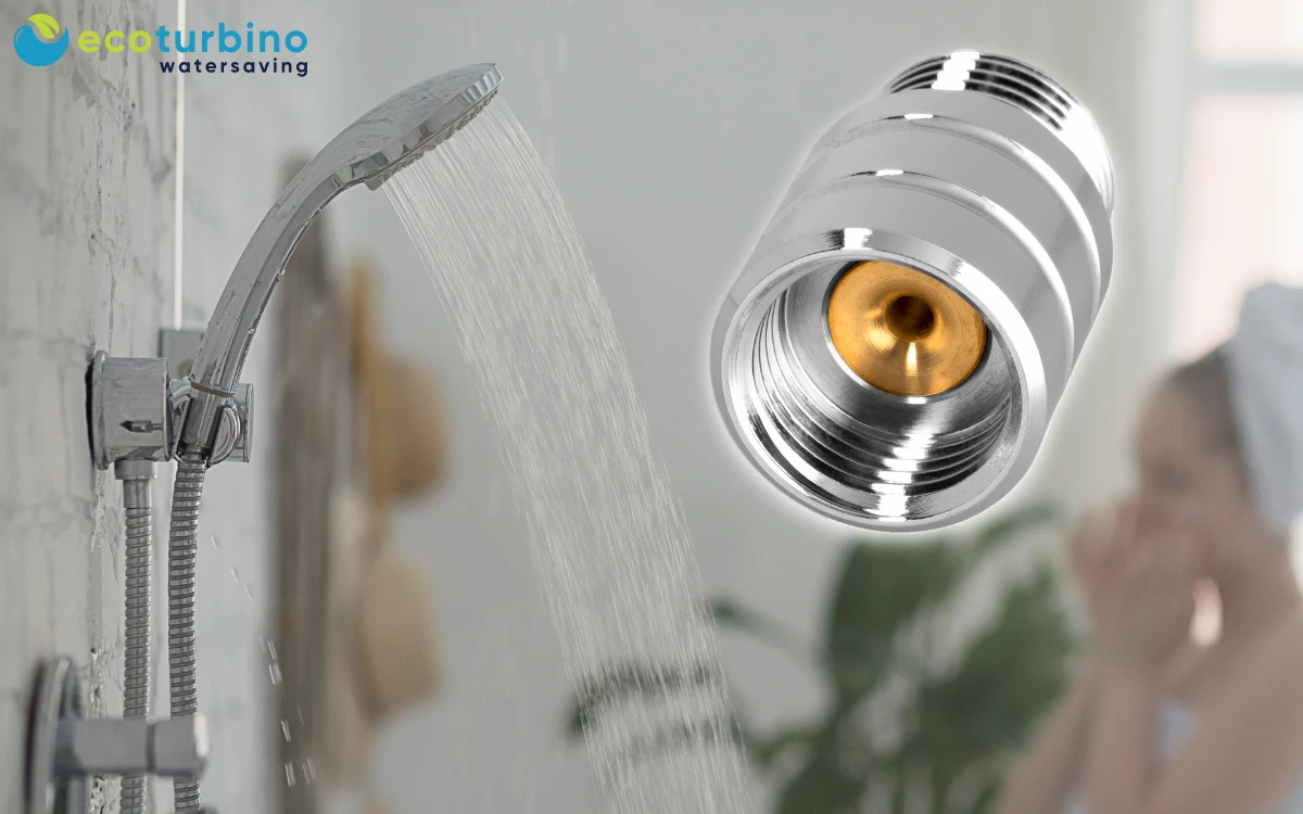 Showerhead | water saving function versus ecoturbino shower adapter