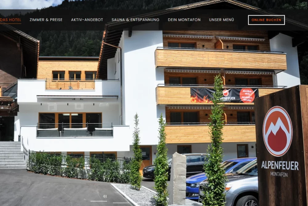 Alpenfeuer Montafon Hotel | uses sustainable ecoturbino watersaving + energy saving bath and shower system