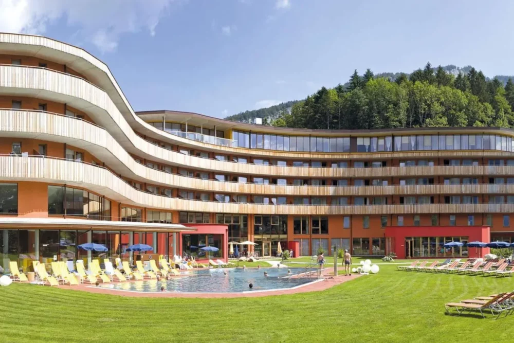 Vivea Hotel Bad Goisern | uses sustainable ecoturbino watersaving + energy saving bath and shower system